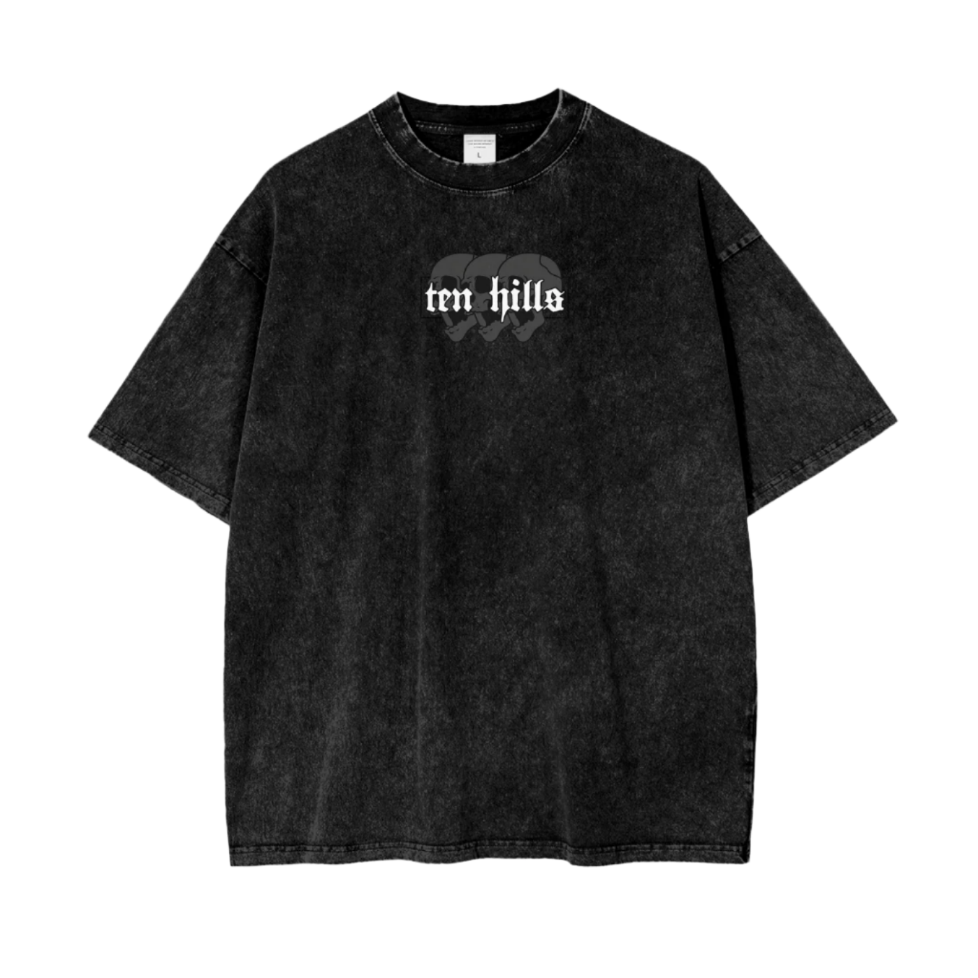 Skulls Snow Washed Tee