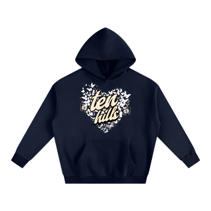 Butterfly Oversize Fleeced Hoodie