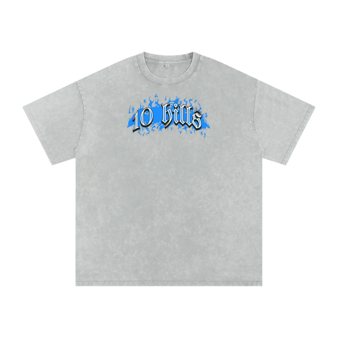 Ten Hills Flame Acid Wash Oversize Tee