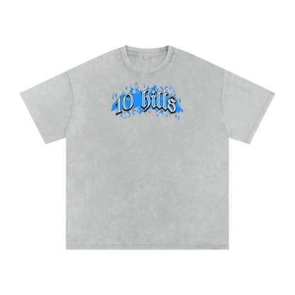 Ten Hills Flame Acid Wash Oversize Tee