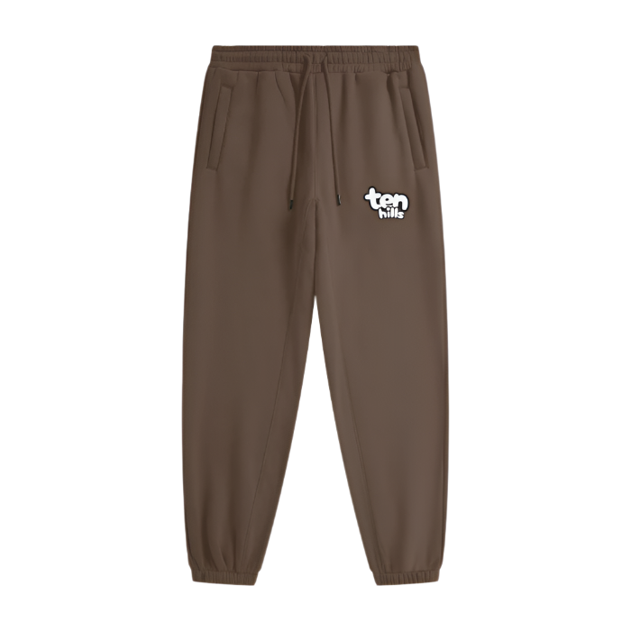 Cloudy Letter Fleece Joggers