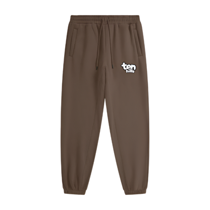 Cloudy Letter Fleece Joggers