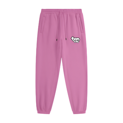 Cloudy Letter Fleece Joggers