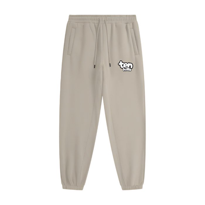 Cloudy Letter Fleece Joggers