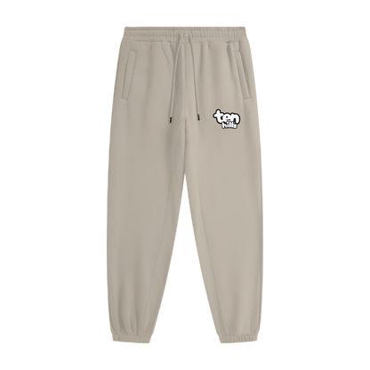 Cloudy Letter Fleece Joggers