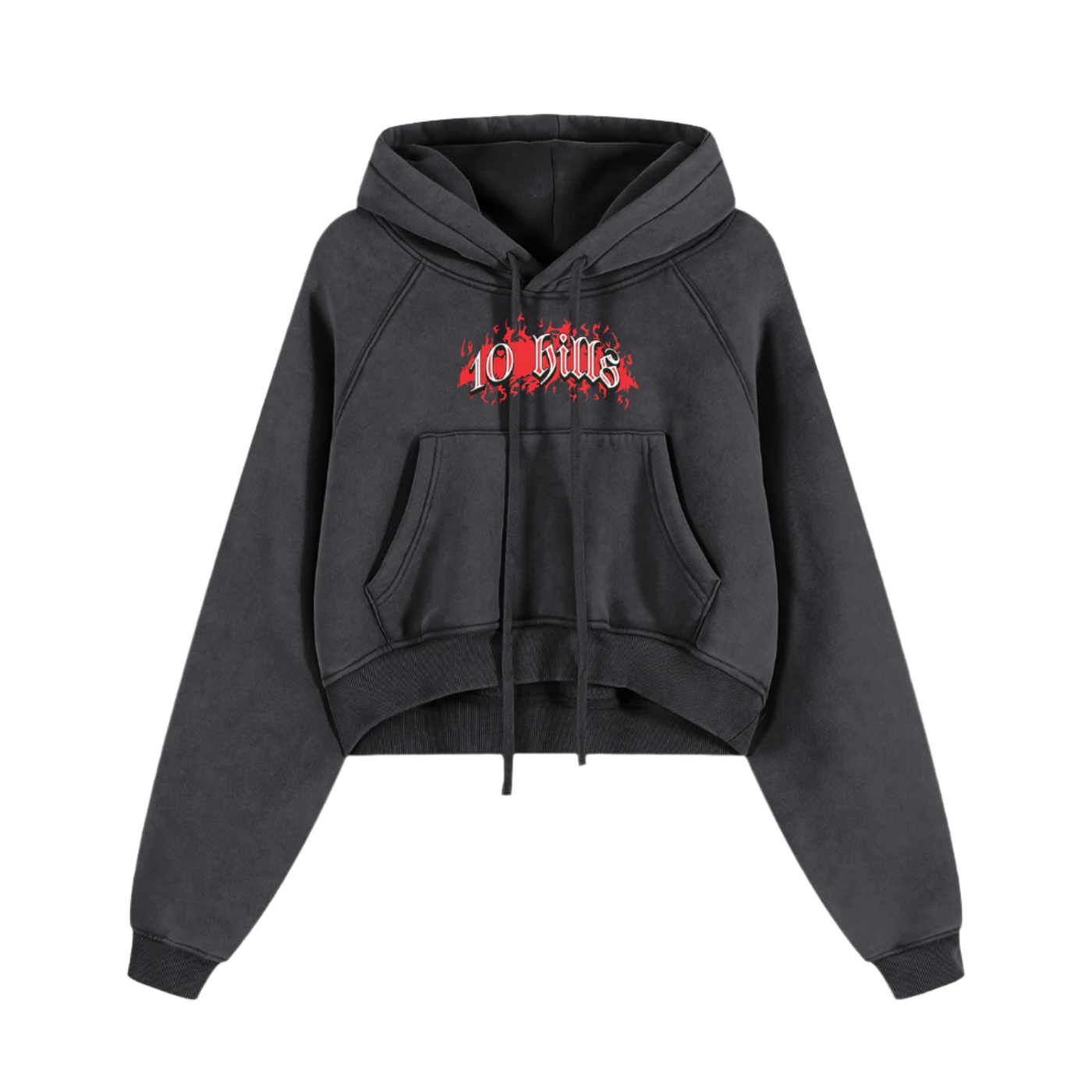 Ten Hills Flame Cropped Hoodie