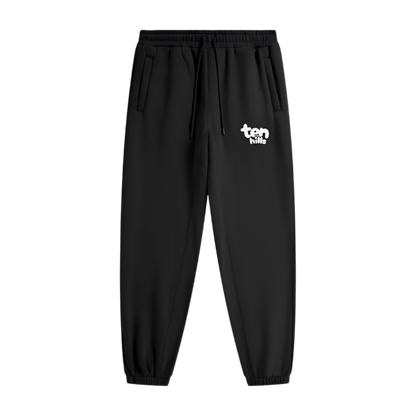 Cloudy Letter Fleece Joggers