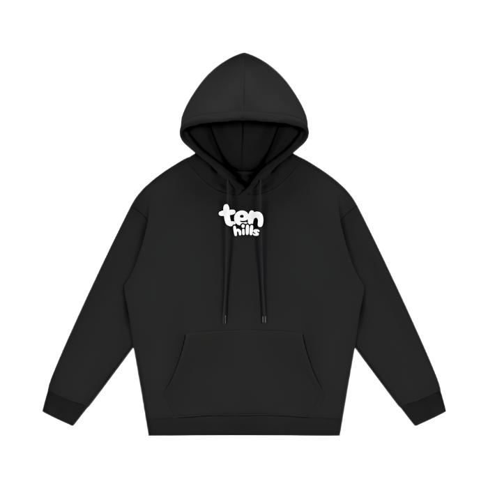 Cloudy Letter Hoodie