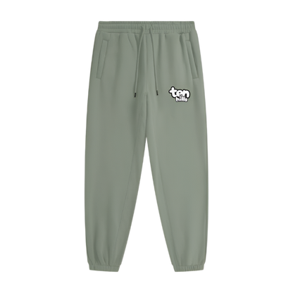 Cloudy Letter Fleece Joggers