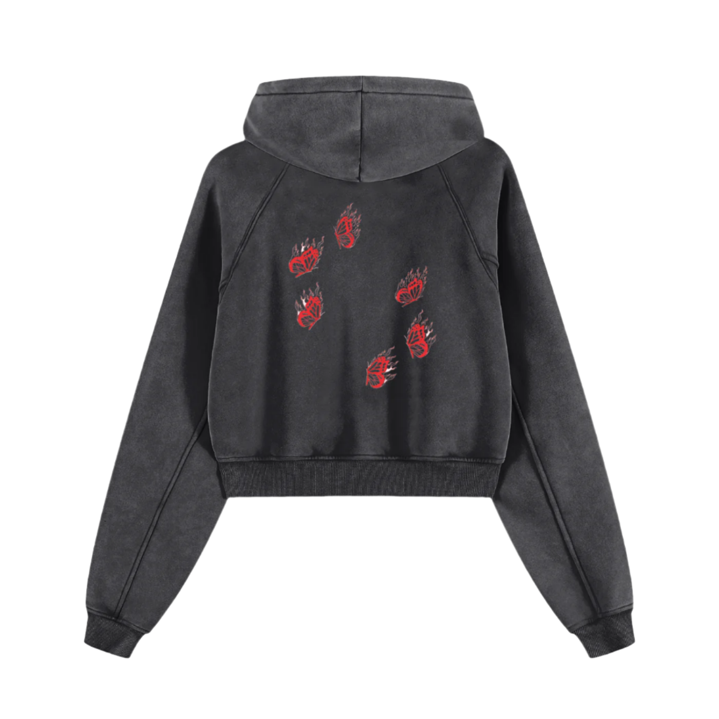 Ten Hills Flame Cropped Hoodie