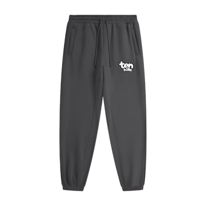 Cloudy Letter Fleece Joggers