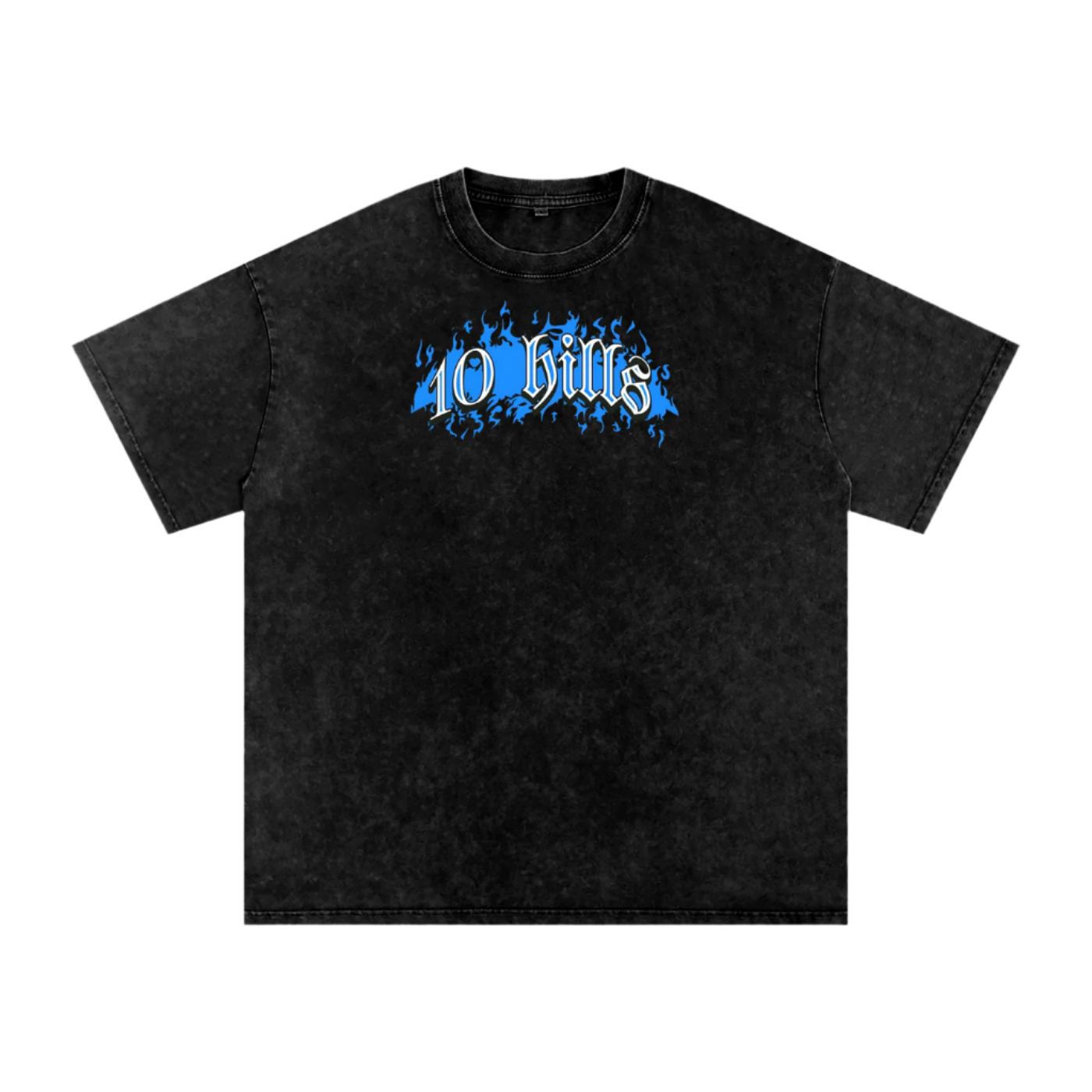 Ten Hills Flame Acid Wash Oversize Tee