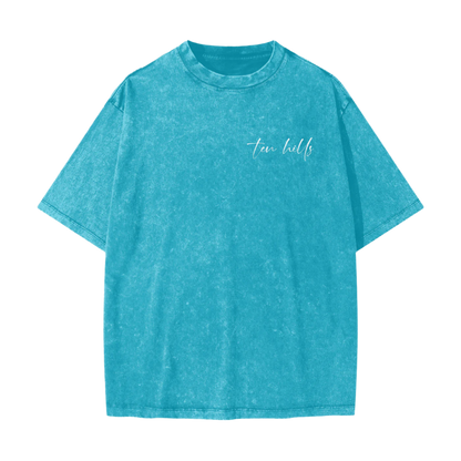Faith Over Fear Vintage Waxed Dyed Washed Tee