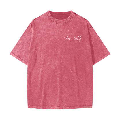 Faith Over Fear Vintage Waxed Dyed Washed Tee