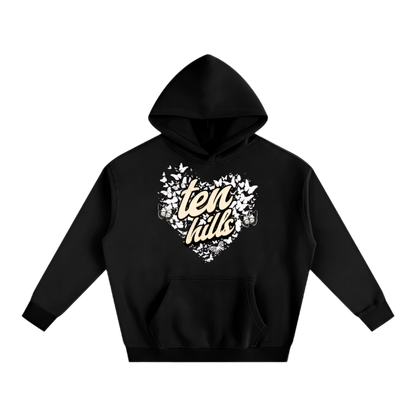 Butterfly Oversize Fleeced Hoodie