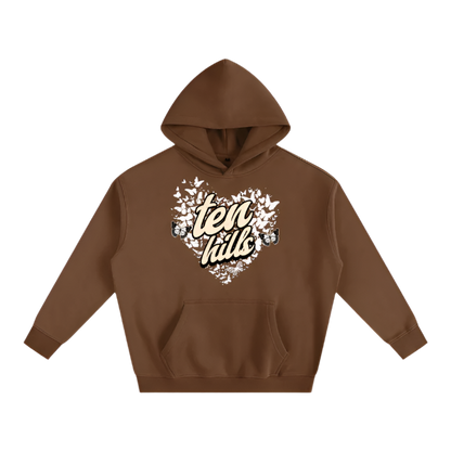 Butterfly Oversize Fleeced Hoodie