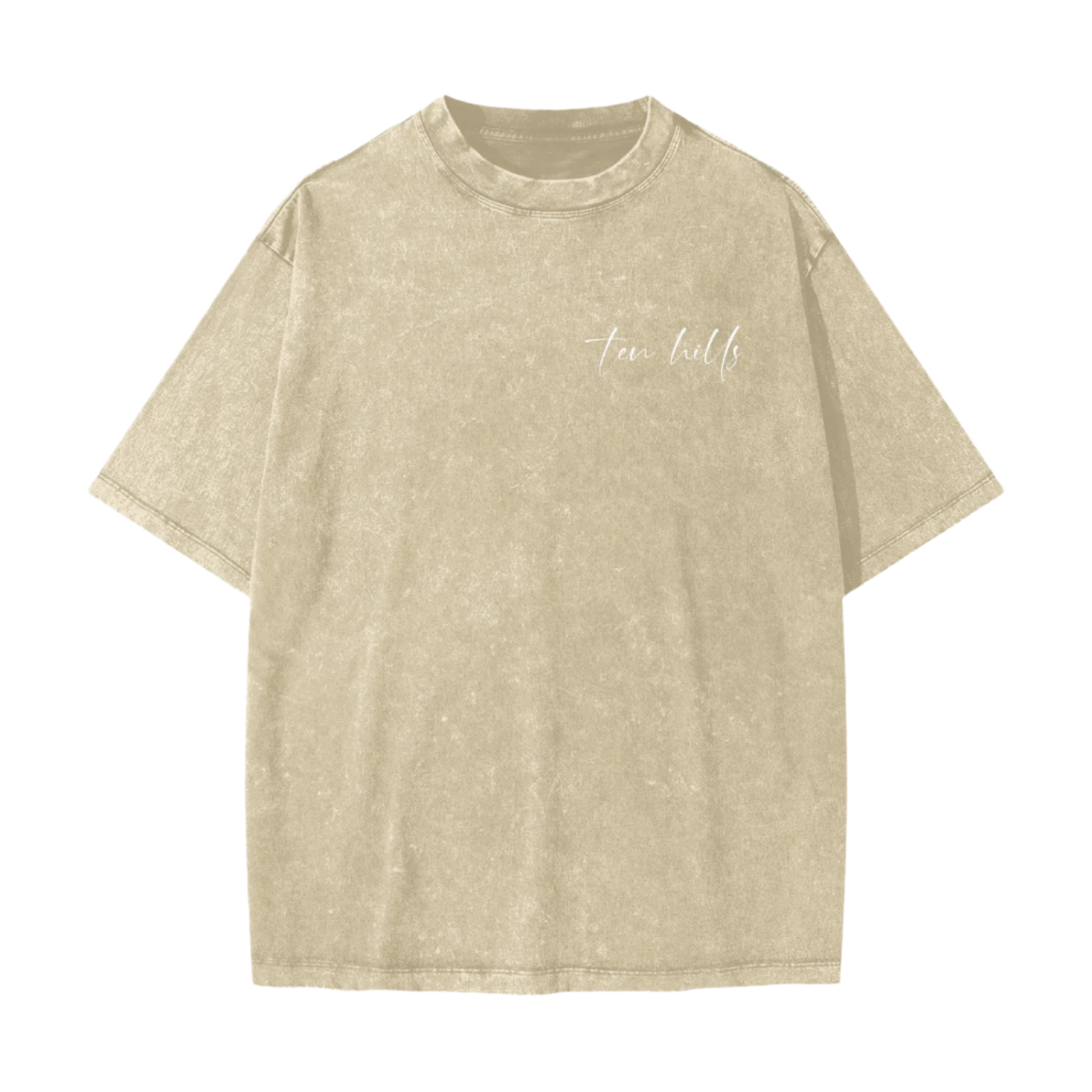 Faith Over Fear Vintage Waxed Dyed Washed Tee