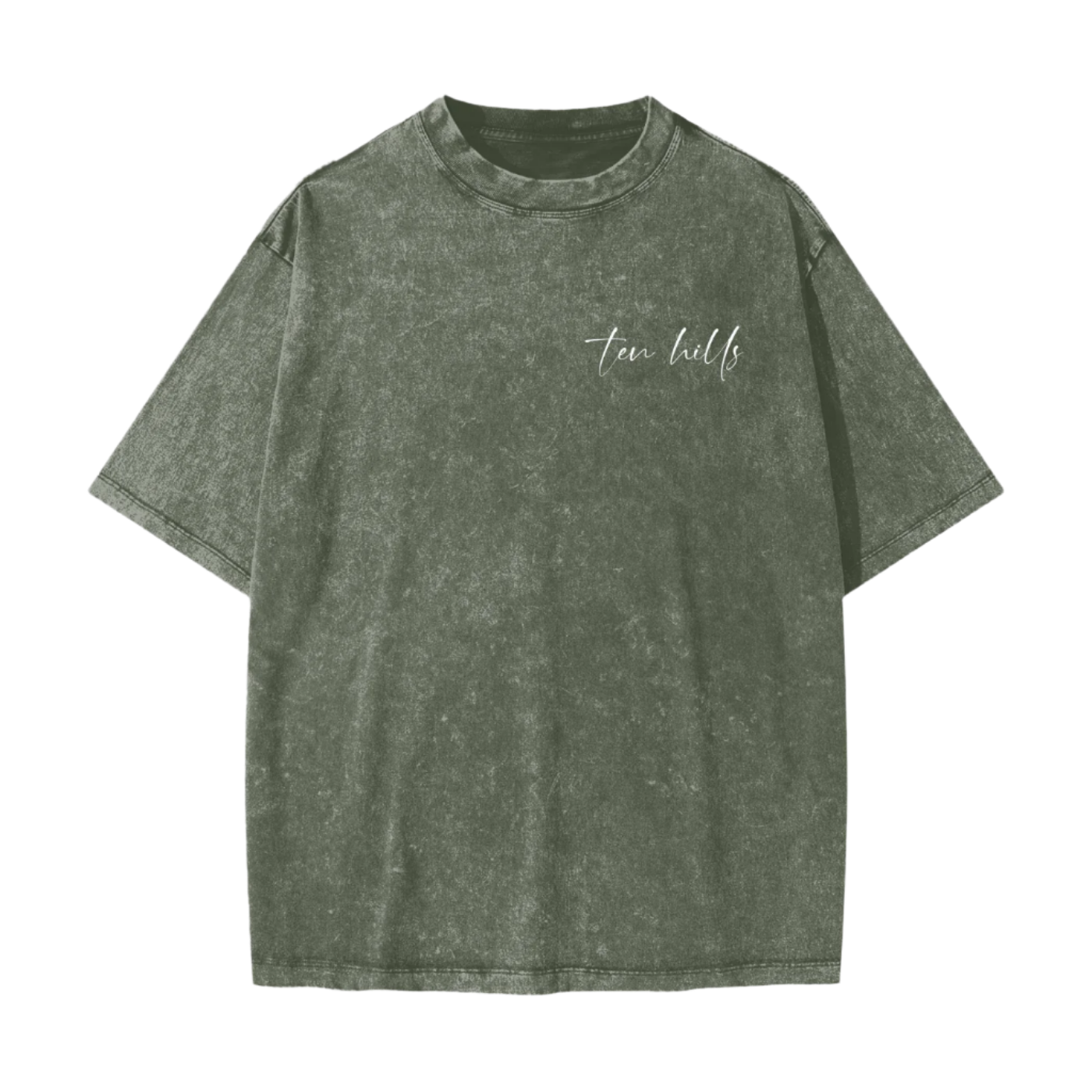 Faith Over Fear Vintage Waxed Dyed Washed Tee