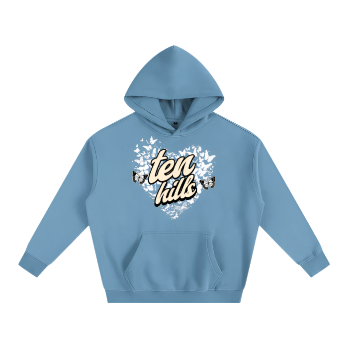 Butterfly Oversize Fleeced Hoodie