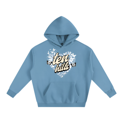 Butterfly Oversize Fleeced Hoodie