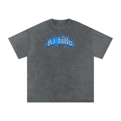Ten Hills Flame Acid Wash Oversize Tee
